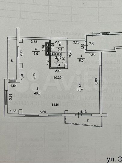 Своб. планировка, 100,7 м², 13/23 эт.