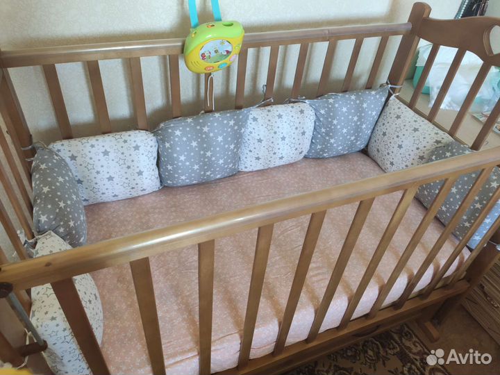 Бортики в кроватку, подушки - бортики