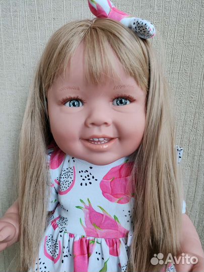 Реборн кукла блондинка винил