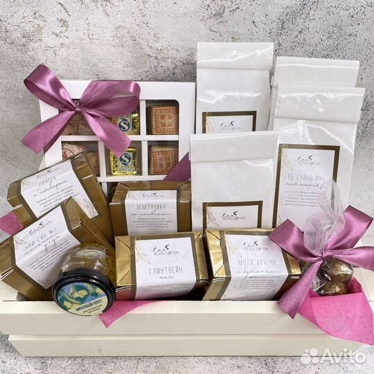 Подарок 13 видов чая с мёдом и шоколадом