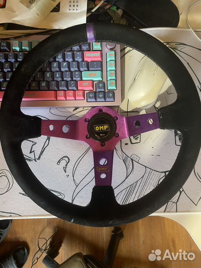 Спортивный руль omp