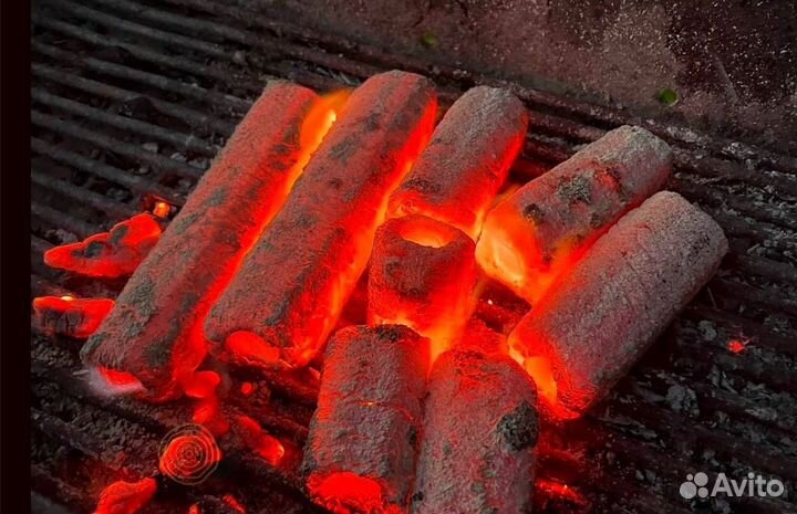 Уголь в брикетах для гриля, мангала и хоспера