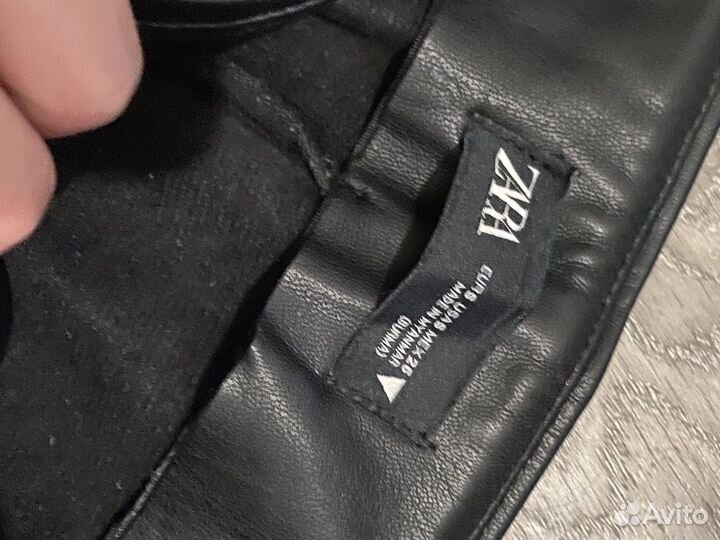 Продам дегинсы эко кожа Zara