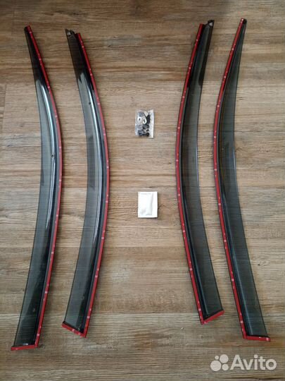 Дефлекторы окон (ветровики) Skoda Octavia A7 2013+