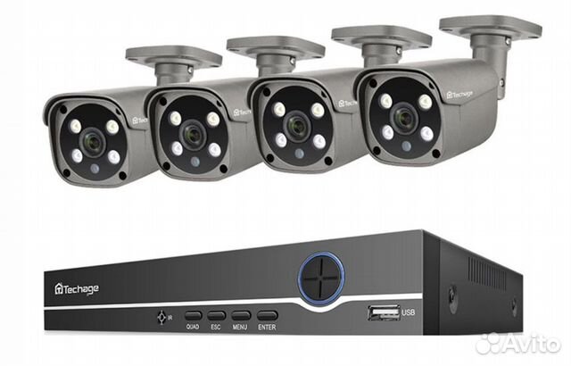 Система видеонаблюдения Techage 4K Ultra купить в Москве | Электроника ...
