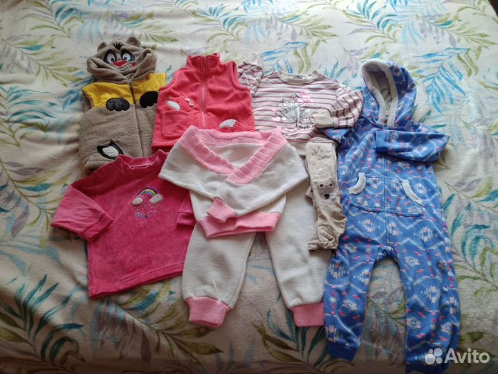 Вещи пакетом на девочку 92р