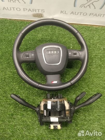 Руль+подрулевой переключатель Audi A6 C6 2007 г