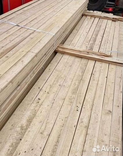 Доска обрезная 40х150х6000