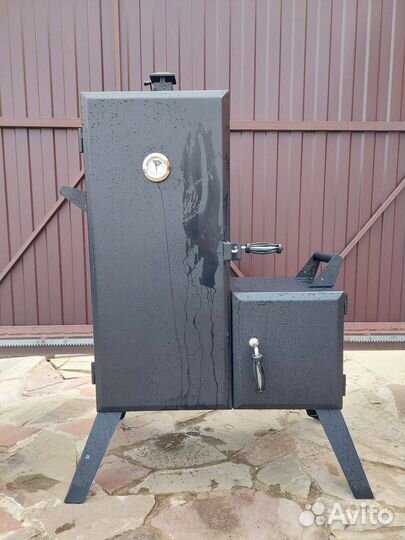 Угольная коптильня горячего копчения