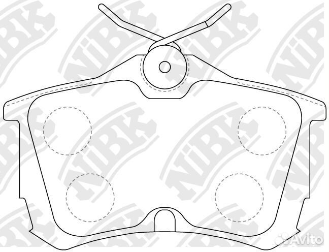Колодки торм.зад