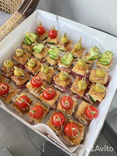 Фуршет кейтеринг гастробоксы