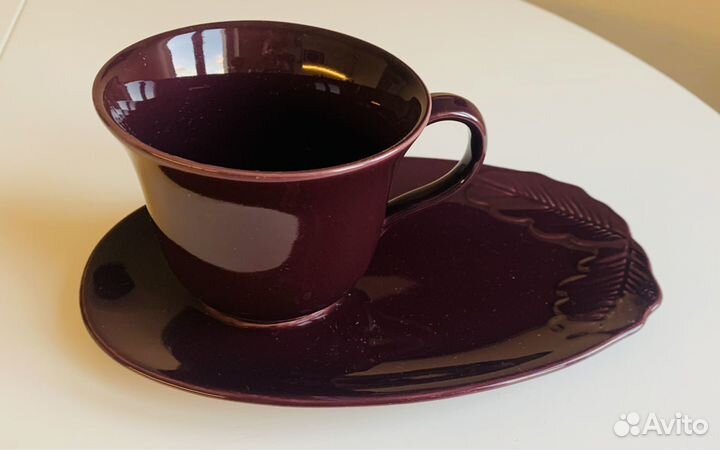 Чашка с блюдцем IKEA