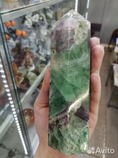 Кристалл флюорит