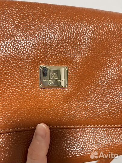 Сумка натуральная кожа коричневая