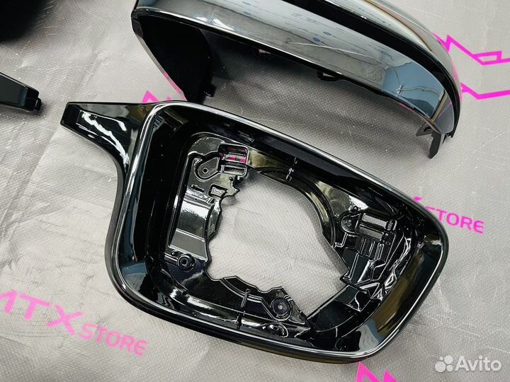 Накладки зеркал BMW G20 двусоставные, стиль G80