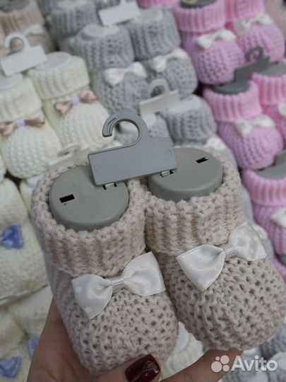 Пинетки на новорожденного