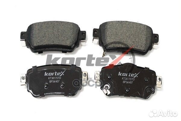 Колодки тормозные дисковые зад KT3617STD kortex