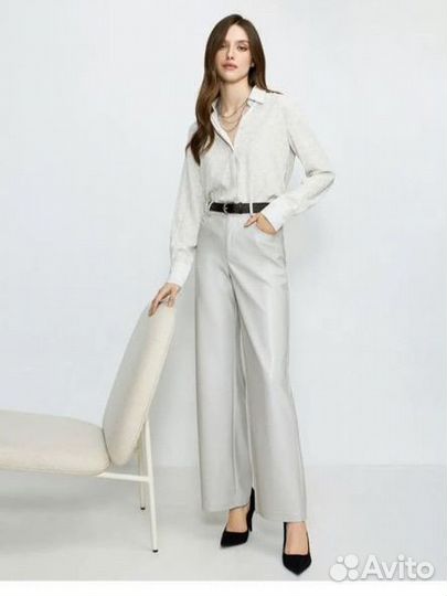 Брюки женские кожзам