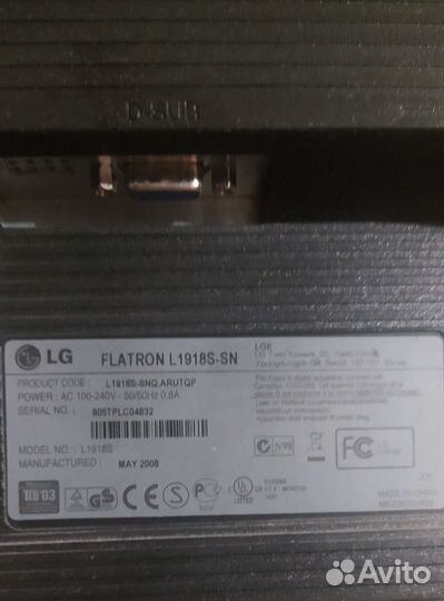 Монитор для компьютера LG Flatron L1918S