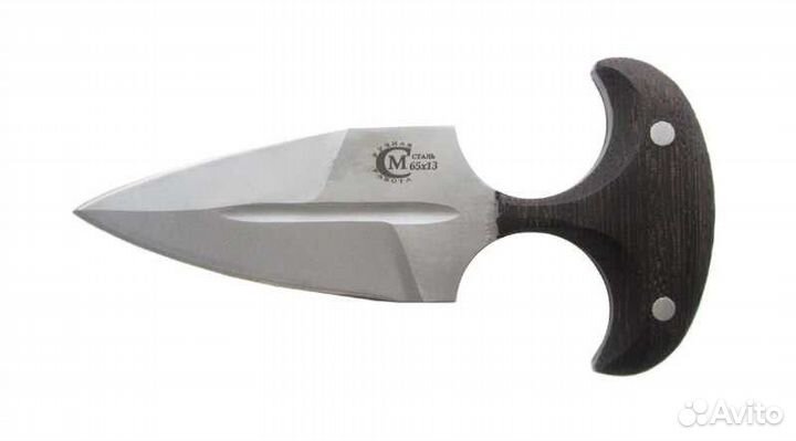 Нож Пиранья ст 65х13 рукоять венге