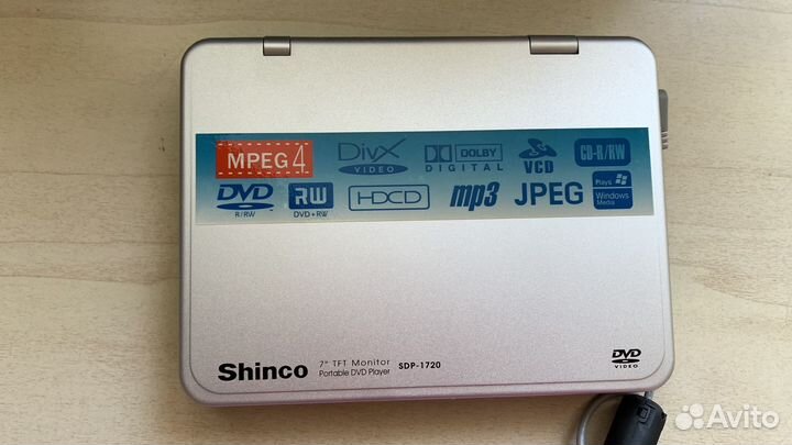 Портативный DVD проигрыватель shinco SDP-1720