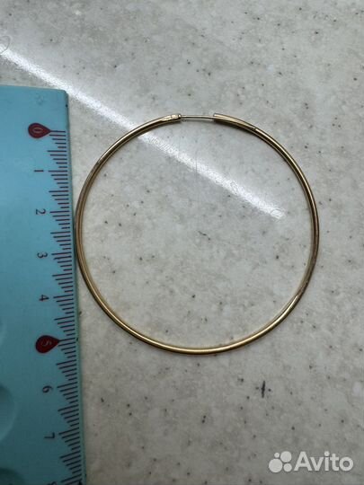 Золотые серьги