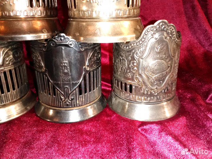 Подстаканник мельхиор СССР