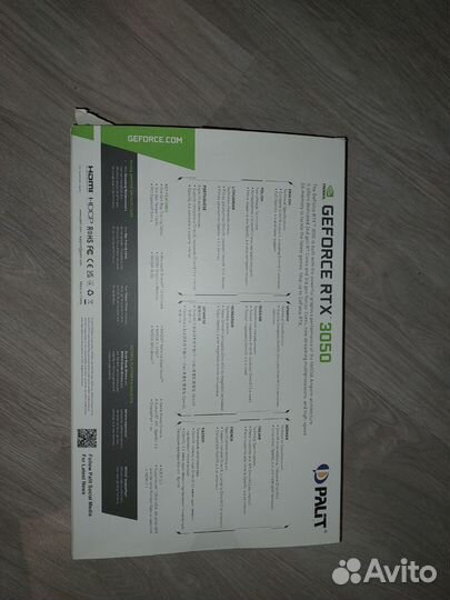 Видеокарта rtx 3050 8gb