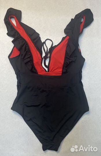 H&M Купальник закрытый со вставками черный EUR 38