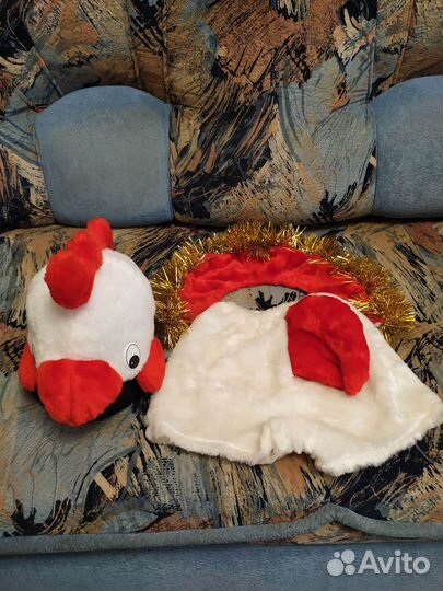 Новогодний костюм петуха для ребёнка 3-4 года