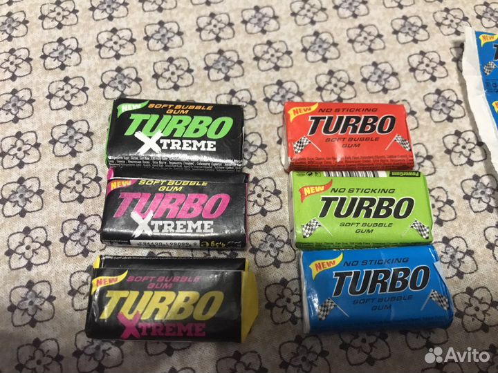 Жвачка Turbo в коллекцию 6шт