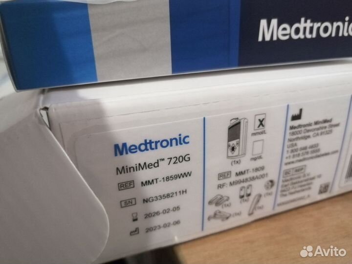 Инсулиновая помпа Medtronic MiniMed 720G MMT-1859