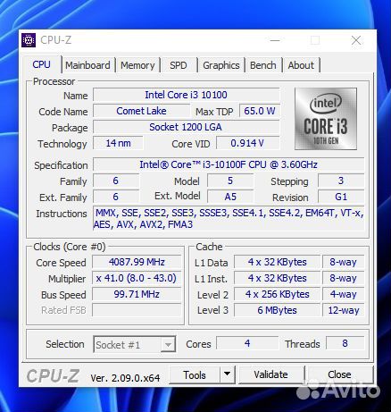 MSI B460M-A PRO, i3 10100f, 16gb ddr4