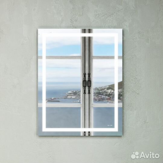 Зеркало AM.PM с LED-подсветкой m91amox0551wg Хром