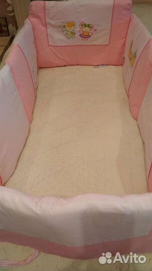 Бортики в детскую кроватку