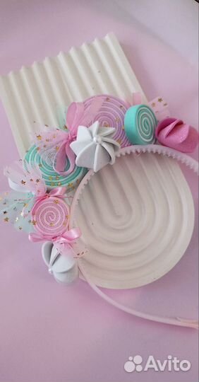 Ободок конфетка леденец