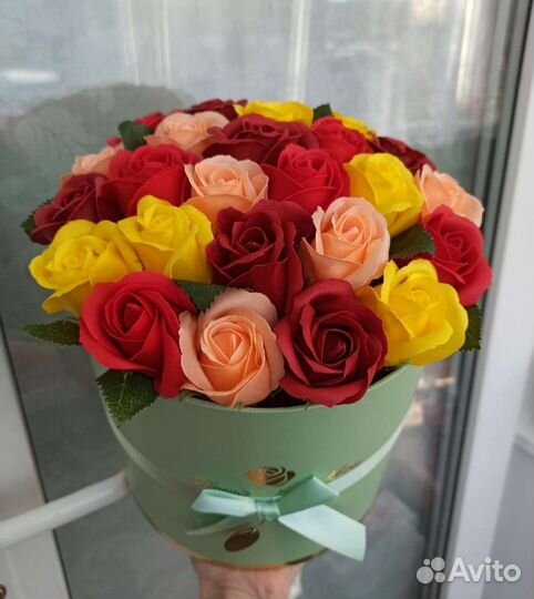 Букет из мыла, сладкие подарки