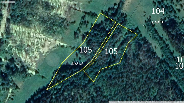 Участок 1,04 га (СНТ, ДНП)