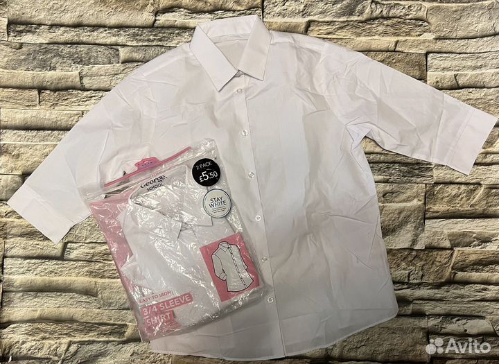 Школьная рубашка для девочки 13-14 лет