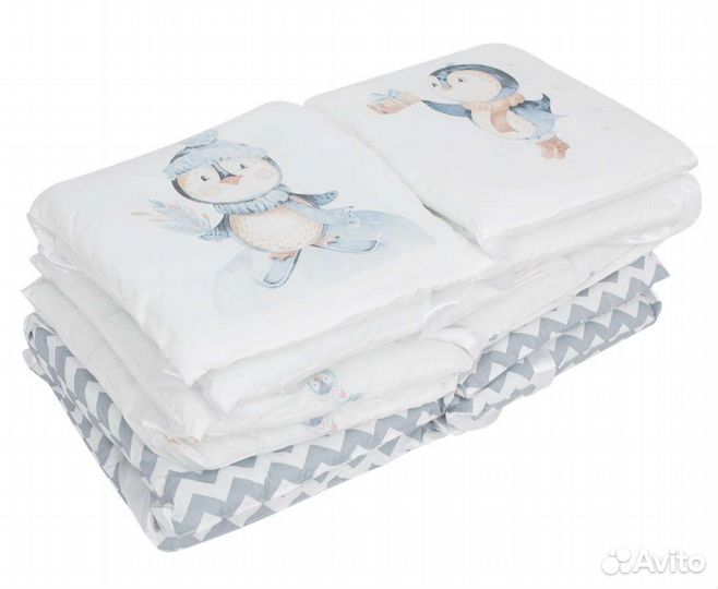 Бортики-подушки в детскую кроватку