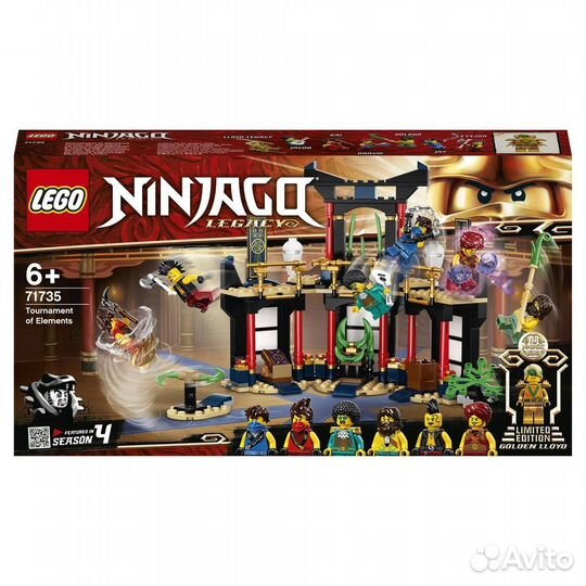 Lego Ninjago Лего 71735 Турнир стихий, новый