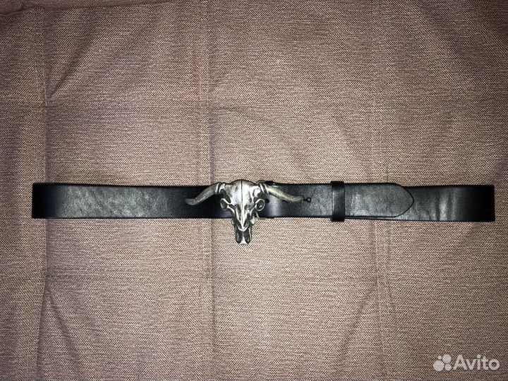 Мужской кожаный ремень