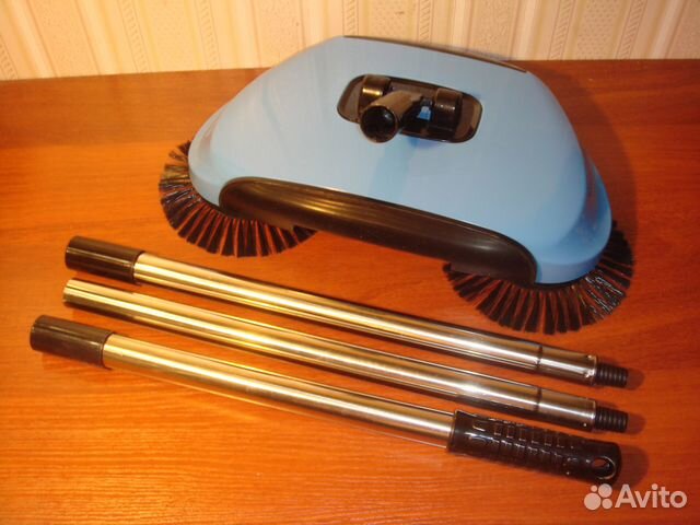 Механическая щётка-веник-швабра 3 в 1