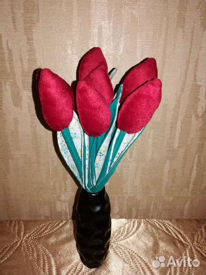 Памятный подарок невянущие тюльпаны