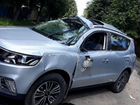 Geely Emgrand X7 2.0 AT, 2019, битый, 3 000 км