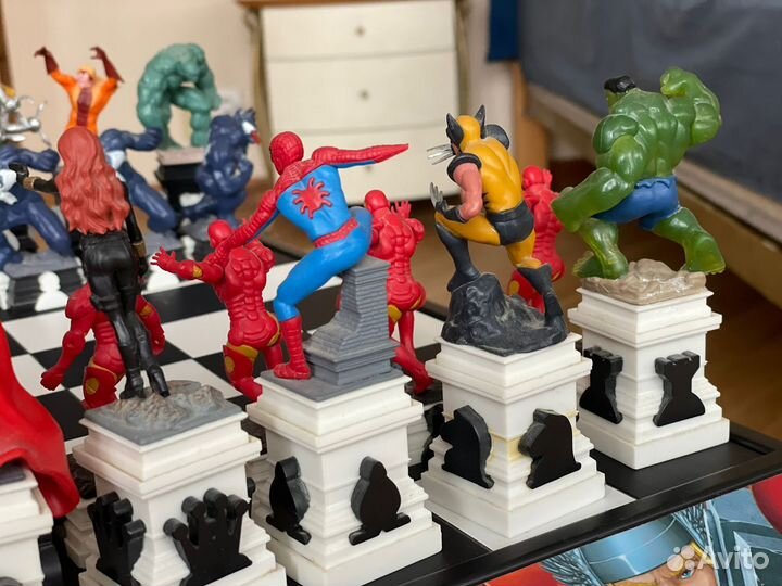Шахматы супер герои marvel