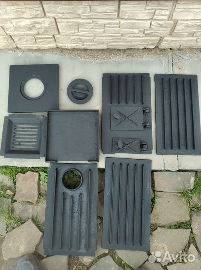 Печь Буржуйка чугунная разборная СССР