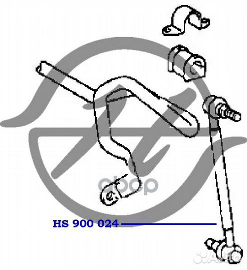 Тяга стабил-ра перед. hs900024 Hanse