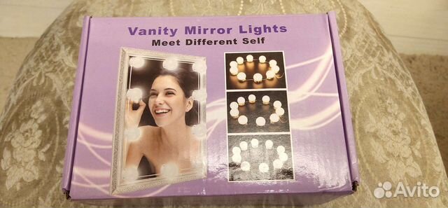 Подсветка косметического зеркала для макияжа