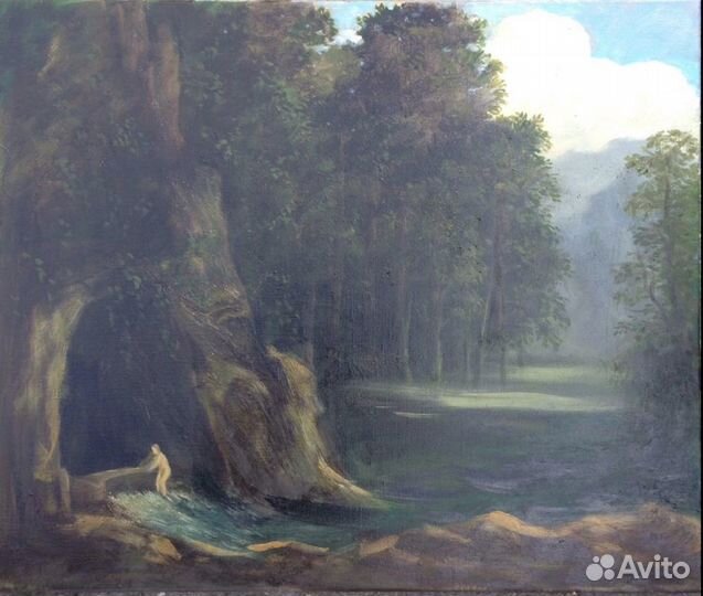 Картина маслом на холсте пейзаж 50х60